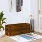 Scarpiera a Muro Rovere Marrone100x35x38cm in Legno Multistrato Scarpiera a Muro Rovere Marrone100x35x38cm in Legno Multistrato