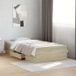 vidaXL Giroletto Cassetti Rovere Sonoma 90x190 cm Legno Multistrato vidaXL Giroletto Cassetti Rovere Sonoma 90x190 cm Legno Multistrato