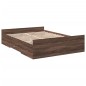 vidaXL Giroletto Cassetti Rovere Marrone 120x190 cm Legno Multistrato vidaXL Giroletto Cassetti Rovere Marrone 120x190 cm Legno Multistrato