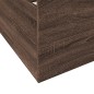 vidaXL Giroletto Cassetti Rovere Marrone 120x190 cm Legno Multistrato vidaXL Giroletto Cassetti Rovere Marrone 120x190 cm Legno Multistrato