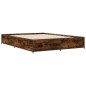 vidaXL Giroletto Rovere Fumo 150x200 cm in Legno Multistrato Metallo vidaXL Giroletto Rovere Fumo 150x200 cm in Legno Multistrato Metallo