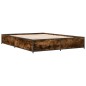 vidaXL Giroletto Rovere Fumo 150x200 cm in Legno Multistrato Metallo vidaXL Giroletto Rovere Fumo 150x200 cm in Legno Multistrato Metallo