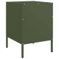 vidaXL Comodini 2 pz Verde Oliva 36x39x50,5 cm in Acciaio vidaXL Comodini 2 pz Verde Oliva 36x39x50,5 cm in Acciaio