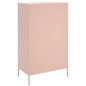 vidaXL Credenza Rosa 68x39x113 cm in Acciaio vidaXL Credenza Rosa 68x39x113 cm in Acciaio