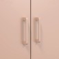 vidaXL Credenza Rosa 68x39x113 cm in Acciaio vidaXL Credenza Rosa 68x39x113 cm in Acciaio