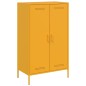vidaXL Credenza Giallo Senape 68x39x113 cm in Acciaio vidaXL Credenza Giallo Senape 68x39x113 cm in Acciaio