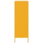 vidaXL Credenza Giallo Senape 68x39x113 cm in Acciaio vidaXL Credenza Giallo Senape 68x39x113 cm in Acciaio