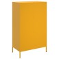vidaXL Credenza Giallo Senape 68x39x113 cm in Acciaio vidaXL Credenza Giallo Senape 68x39x113 cm in Acciaio
