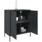 vidaXL Credenza Antracite 68x39x79 cm in Acciaio vidaXL Credenza Antracite 68x39x79 cm in Acciaio