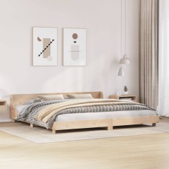 vidaXL Letto senza Materasso 200x200 cm in Legno Massello di Pino