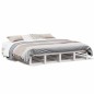 vidaXL Giroletto senza Materasso Bianco 200x200 cm Legno Massello Pino vidaXL Giroletto senza Materasso Bianco 200x200 cm Legno Massello Pino