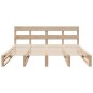 vidaXL Letto senza Materasso 180x200 cm in Legno Massello di Pino vidaXL Letto senza Materasso 180x200 cm in Legno Massello di Pino