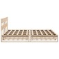 vidaXL Letto senza Materasso 180x200 cm in Legno Massello di Pino vidaXL Letto senza Materasso 180x200 cm in Legno Massello di Pino