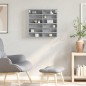 vidaXL Armadietto Vetrina Grigio Cemento 60x8,5x58 cm Multistrato vidaXL Armadietto Vetrina Grigio Cemento 60x8,5x58 cm Multistrato