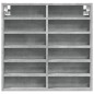 vidaXL Armadietto Vetrina Grigio Cemento 60x8,5x58 cm Multistrato vidaXL Armadietto Vetrina Grigio Cemento 60x8,5x58 cm Multistrato