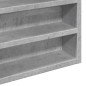vidaXL Armadietto Vetrina Grigio Cemento 60x8,5x58 cm Multistrato vidaXL Armadietto Vetrina Grigio Cemento 60x8,5x58 cm Multistrato