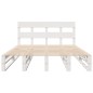 vidaXL Letto senza Materasso Bianco 120x200 cm Legno Massello di Pino vidaXL Letto senza Materasso Bianco 120x200 cm Legno Massello di Pino