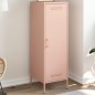 vidaXL Credenza Rosa 36x39x113 cm in Acciaio vidaXL Credenza Rosa 36x39x113 cm in Acciaio
