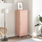 vidaXL Credenza Rosa 36x39x113 cm in Acciaio vidaXL Credenza Rosa 36x39x113 cm in Acciaio
