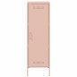 vidaXL Credenza Rosa 36x39x113 cm in Acciaio vidaXL Credenza Rosa 36x39x113 cm in Acciaio