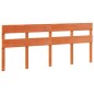 vidaXL Letto senza Materasso Marrone Cera 200x200 cm in Legno di Pino vidaXL Letto senza Materasso Marrone Cera 200x200 cm in Legno di Pino