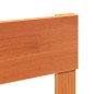vidaXL Letto senza Materasso Marrone Cera 200x200 cm in Legno di Pino vidaXL Letto senza Materasso Marrone Cera 200x200 cm in Legno di Pino