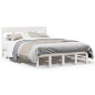 vidaXL Letto senza Materasso Bianco 160x200 cm Legno Massello di Pino vidaXL Letto senza Materasso Bianco 160x200 cm Legno Massello di Pino