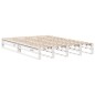 vidaXL Letto senza Materasso Bianco 160x200 cm Legno Massello di Pino vidaXL Letto senza Materasso Bianco 160x200 cm Legno Massello di Pino
