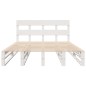 vidaXL Letto senza Materasso Bianco 160x200 cm Legno Massello di Pino vidaXL Letto senza Materasso Bianco 160x200 cm Legno Massello di Pino