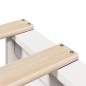 vidaXL Letto senza Materasso Bianco 160x200 cm Legno Massello di Pino vidaXL Letto senza Materasso Bianco 160x200 cm Legno Massello di Pino