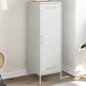 vidaXL Credenza Bianca 36x39x113 cm in Acciaio vidaXL Credenza Bianca 36x39x113 cm in Acciaio