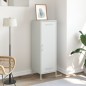 vidaXL Credenza Bianca 36x39x113 cm in Acciaio vidaXL Credenza Bianca 36x39x113 cm in Acciaio