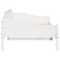 vidaXL Letto senza Materasso Bianco 90x200 cm Legno Massello di Pino vidaXL Letto senza Materasso Bianco 90x200 cm Legno Massello di Pino