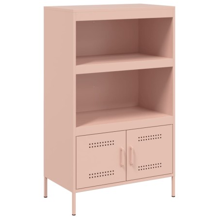 vidaXL Credenza Rosa 68x39x113 cm in Acciaio