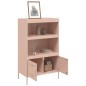vidaXL Credenza Rosa 68x39x113 cm in Acciaio vidaXL Credenza Rosa 68x39x113 cm in Acciaio