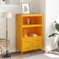 vidaXL Credenza Giallo Senape 68x39x113 cm in Acciaio vidaXL Credenza Giallo Senape 68x39x113 cm in Acciaio