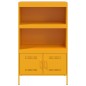 vidaXL Credenza Giallo Senape 68x39x113 cm in Acciaio vidaXL Credenza Giallo Senape 68x39x113 cm in Acciaio