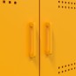 vidaXL Credenza Giallo Senape 68x39x113 cm in Acciaio vidaXL Credenza Giallo Senape 68x39x113 cm in Acciaio
