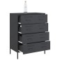 vidaXL Credenza Antracite 68x39x89 cm in Acciaio vidaXL Credenza Antracite 68x39x89 cm in Acciaio