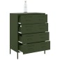 vidaXL Credenza Verde Oliva 68x39x89 cm in Acciaio vidaXL Credenza Verde Oliva 68x39x89 cm in Acciaio