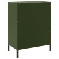 vidaXL Credenza Verde Oliva 68x39x89 cm in Acciaio vidaXL Credenza Verde Oliva 68x39x89 cm in Acciaio