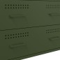 vidaXL Credenza Verde Oliva 68x39x89 cm in Acciaio vidaXL Credenza Verde Oliva 68x39x89 cm in Acciaio