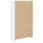 vidaXL Libreria Bianca 57x28,5x107,5 cm in Legno Multistrato vidaXL Libreria Bianca 57x28,5x107,5 cm in Legno Multistrato