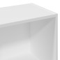 vidaXL Libreria Bianca 57x28,5x107,5 cm in Legno Multistrato vidaXL Libreria Bianca 57x28,5x107,5 cm in Legno Multistrato
