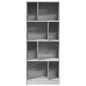 vidaXL Libreria Grigio Sonoma 57x28,5x141 cm in Legno Multistrato vidaXL Libreria Grigio Sonoma 57x28,5x141 cm in Legno Multistrato