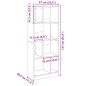 vidaXL Libreria Grigio Sonoma 57x28,5x141 cm in Legno Multistrato vidaXL Libreria Grigio Sonoma 57x28,5x141 cm in Legno Multistrato