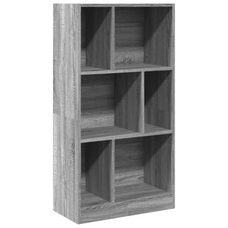 vidaXL Libreria Grigio Sonoma 57x28,5x107,5 cm in Legno Multistrato