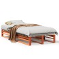 vidaXL Letto senza Materasso Marrone Cera 100x200 cm in Legno di Pino vidaXL Letto senza Materasso Marrone Cera 100x200 cm in Legno di Pino