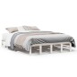 vidaXL Letto senza Materasso Bianco 150x200 cm Legno Massello di Pino vidaXL Letto senza Materasso Bianco 150x200 cm Legno Massello di Pino