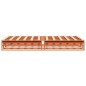 vidaXL Giroletto senza Materasso Marrone Cera 140x200cm Massello Pino vidaXL Giroletto senza Materasso Marrone Cera 140x200cm Massello Pino